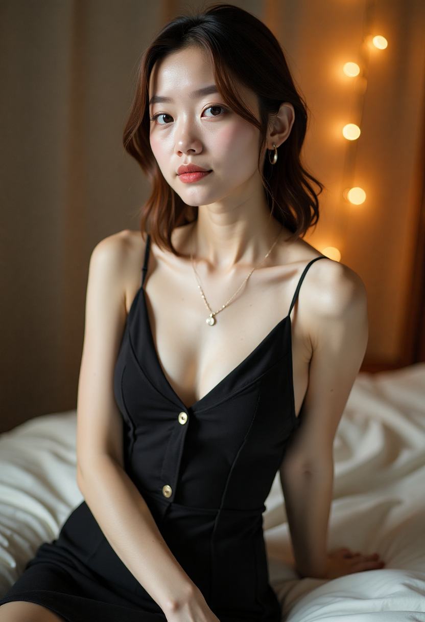 夜色里的办案楼与门牌灯光